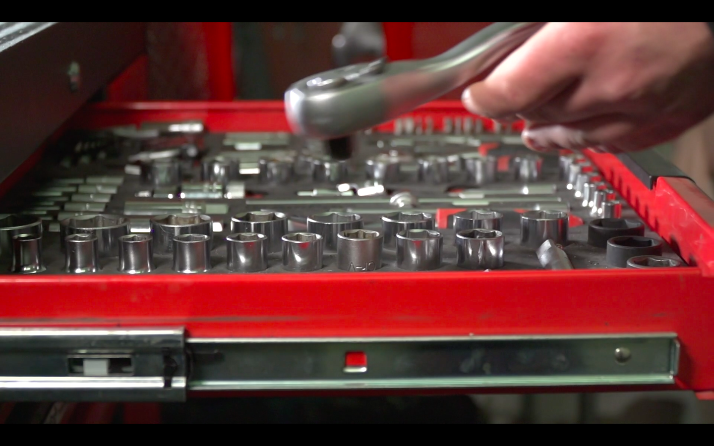 Verktyg i verkstaden på Seacastle