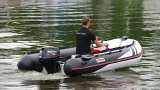 Suzumar 350 FDJ sedd från sidan