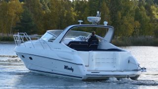 Windy 37 Grand Mistral sedd bakifrån