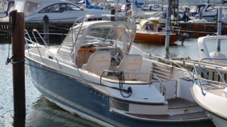 Nimbus 250 R sedd bakifrån