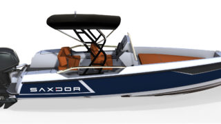 Saxdor 200 sport med targabåge och soft-top