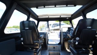 Alukin CW 850 hytten som är rymmlig